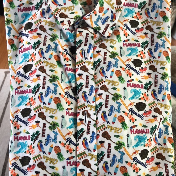 Jared Lang Aloha button down casual shirt - Picture 4 of 4